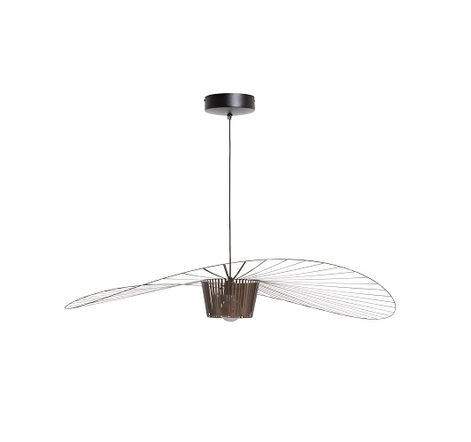 Vertigo Pendelleuchte Medium Bronze von Petite Friture, moderne Hängelampe mit filigranem Design.