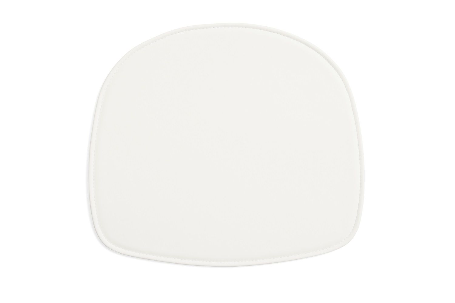 Weißes Seat Pad Sitzkissen für Hay About a Stool AAS Barhocker, Draufsicht.