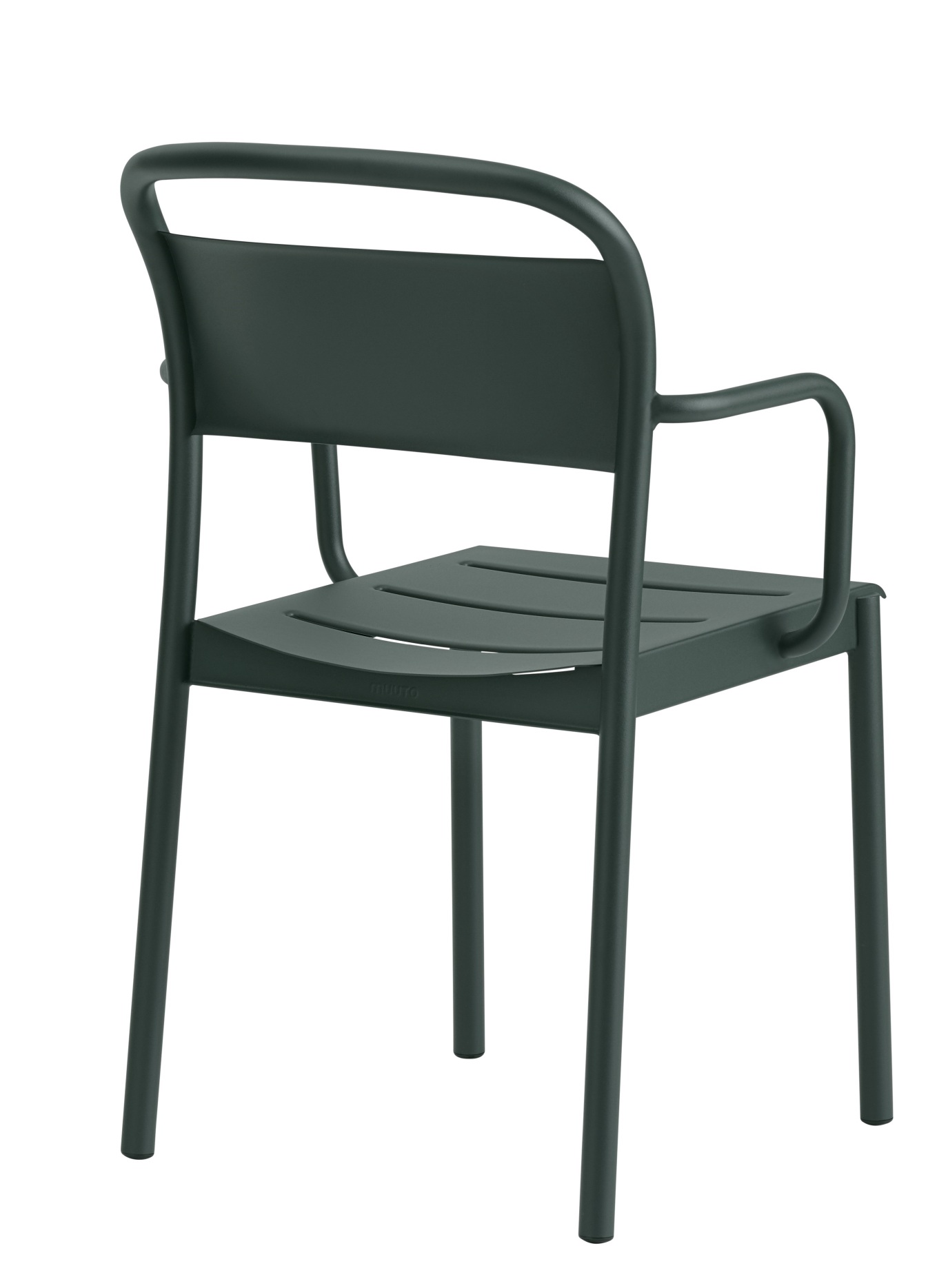 Linear Steel Armchair Outdoor Armlehnenstuhl Muuto  Grau