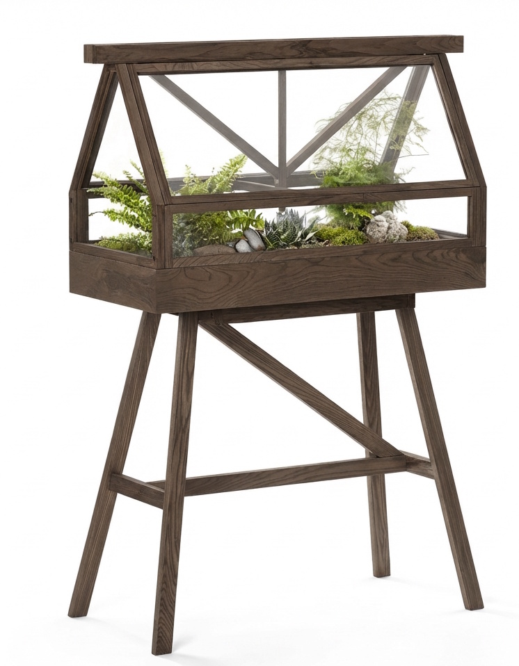 Greenhouse Gewächshaus Design House Stockholm Esche dunkel