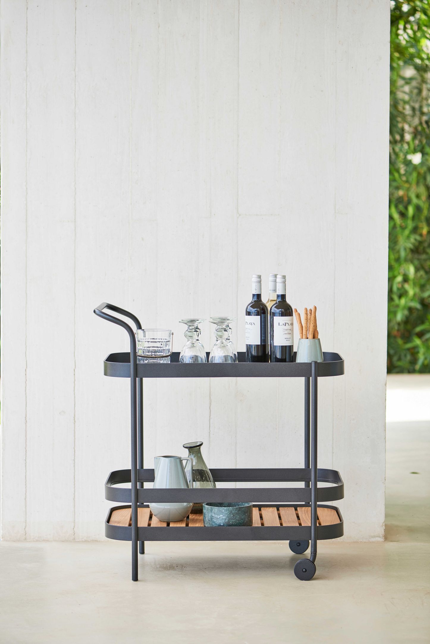 Roll Barwagen Lavagrau Cane-Line