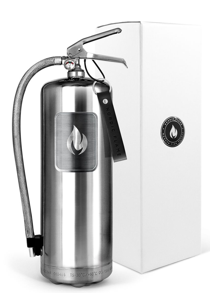 Wieviel Le Hat Ein 6 Kg Feuerlöscher Feuerlöscher Steel Edition 6 kg polierter Edelstahl Nordic Flame