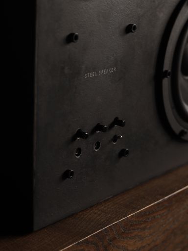 Stahl Lautsprecher Transparent