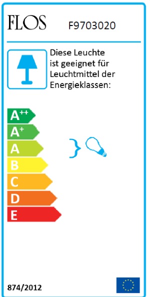 Pochette Wandleuchte Flos