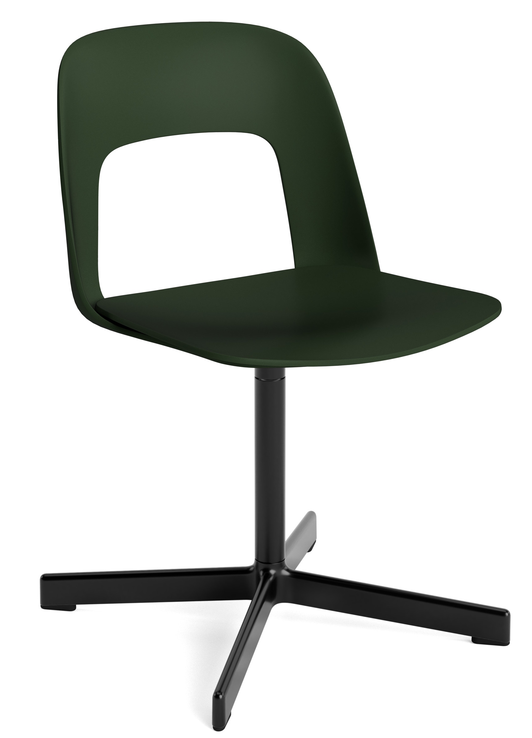 Layout Side Chair 131 4-Stern Drehfuß Stuhl Hay