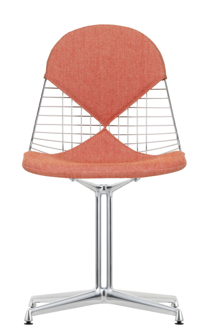 DKL-2 Wire Chair Stuhl mit Sitz und Rückenpolster Vitra