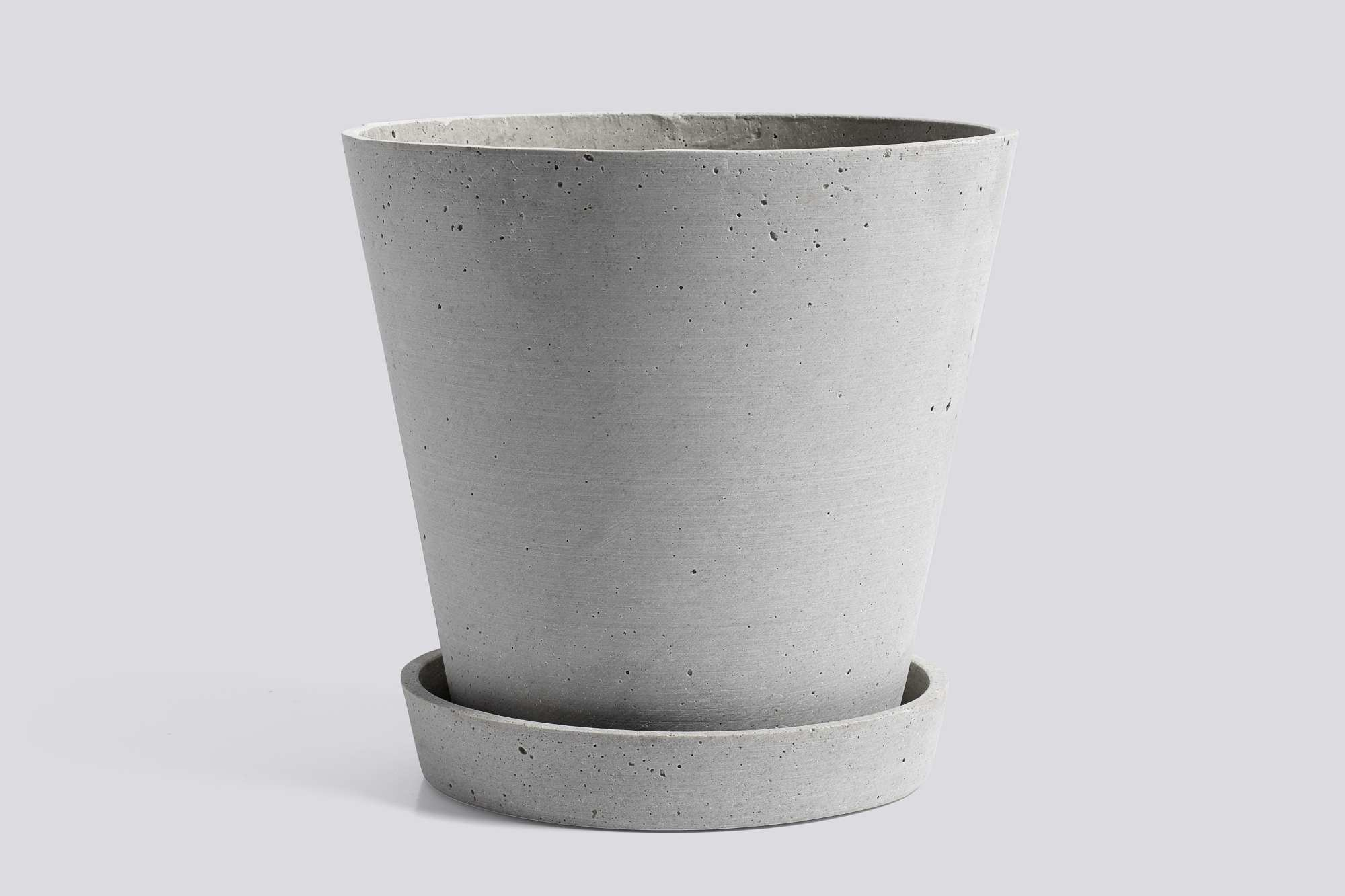 Flowerpot with Saucer XL Blumentopf mit Untersetzer Hay