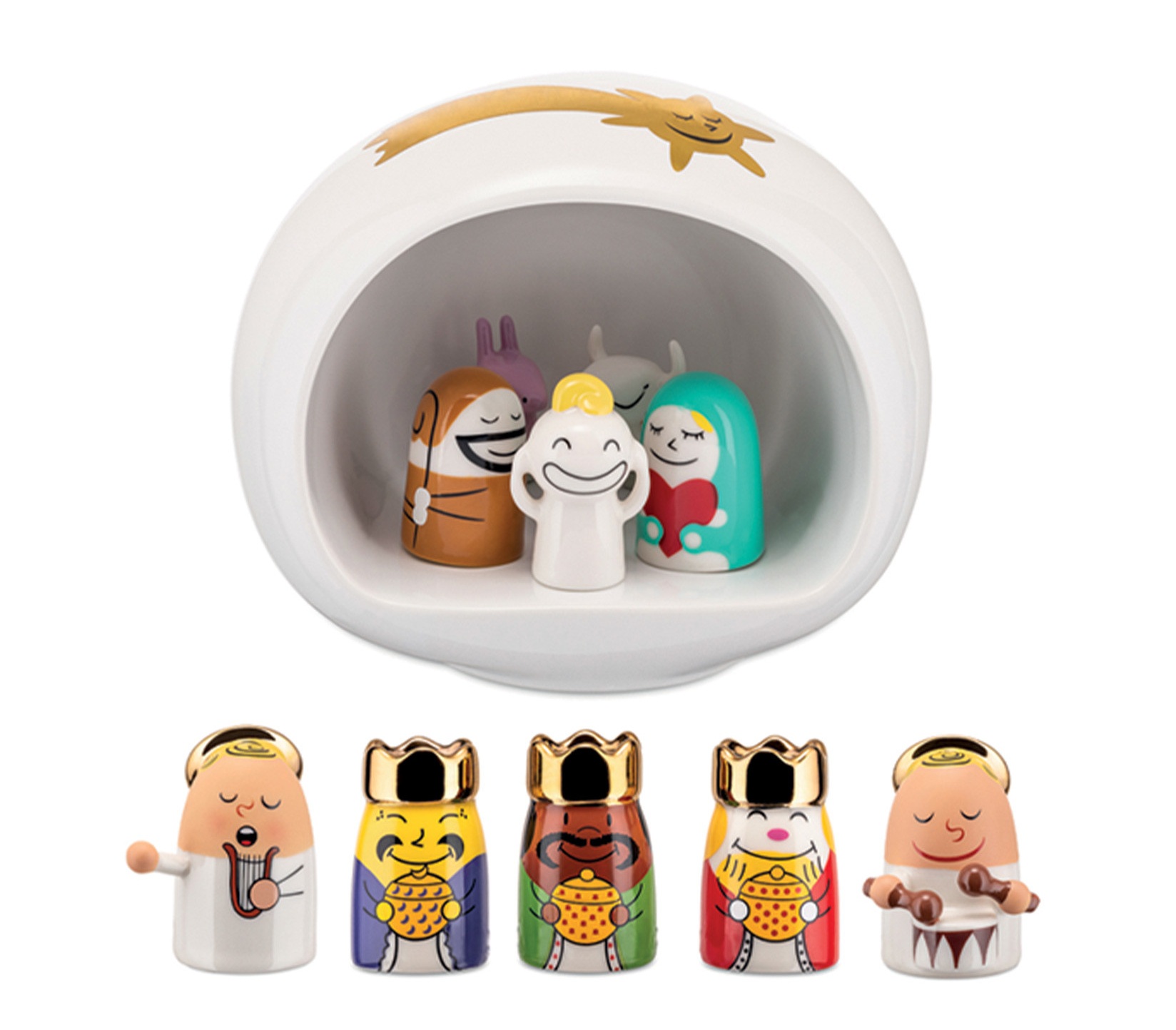 Presepe Group Weihnachtskrippe Porzellan AMGI10 Alessi