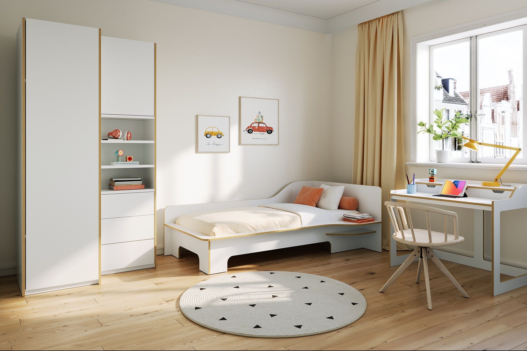 Plane Einzelbett Links Müller Möbelwerkstätten