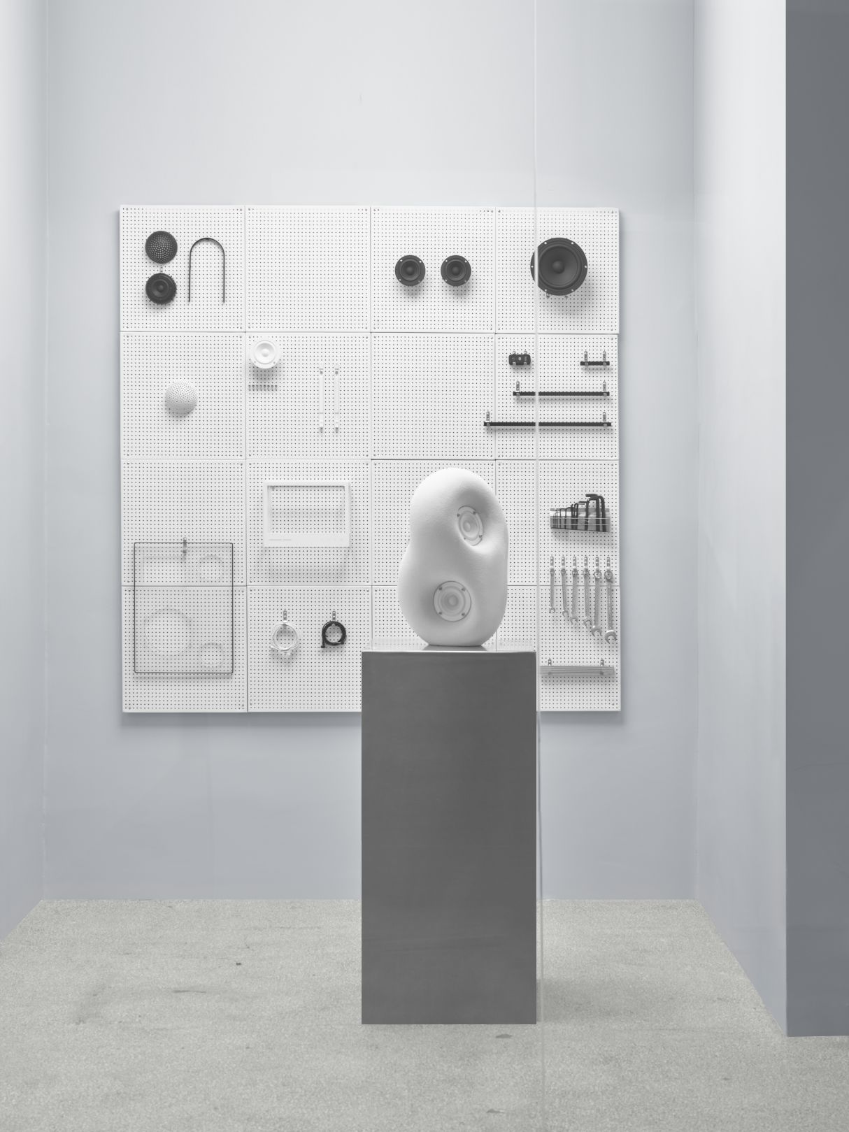 Akustische Skulptur Lautsprecher Transparent