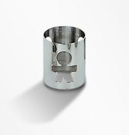 Silberner Serviettenring mit Aussparung eines Kindermotivs, Tischdeko für festliche Anlässe und Kindergeburtstage.