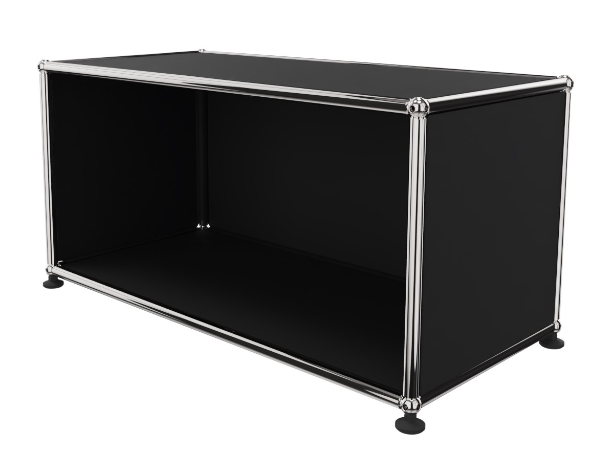 USM Haller Lowboard Offen Graphitschwarz - FAST DELIVERY