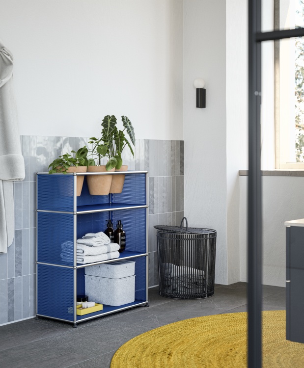 USM Haller Inos Box hoch mit Unterteilung quer / längs