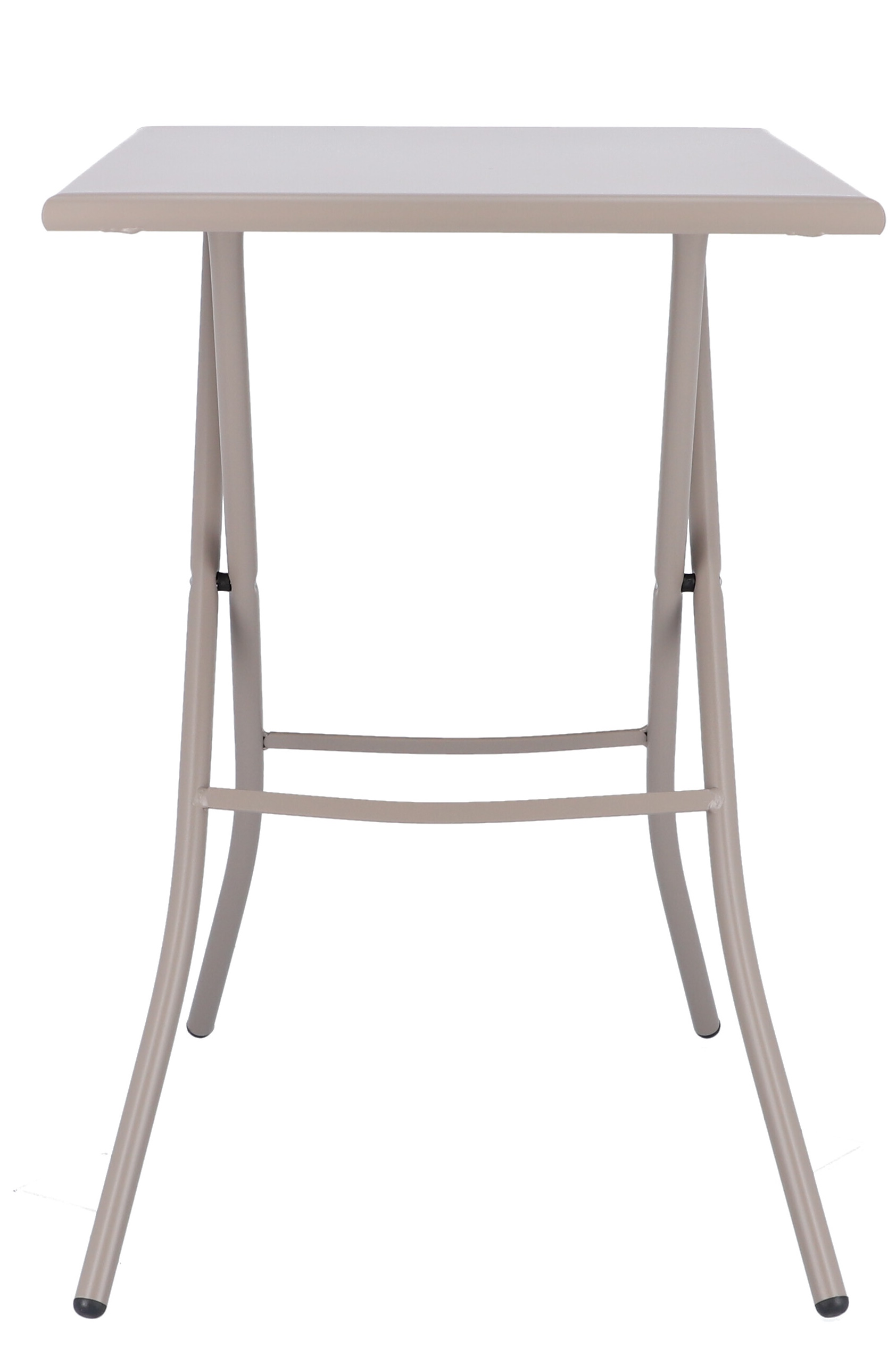 Fiam Sirio Klapptisch in Taupe von Jan Kurtz, ideal für den Outdoor-Bereich.