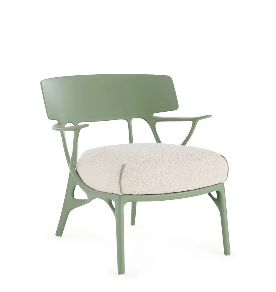 A.I. Lounge Sessel grün - weiß Kartell