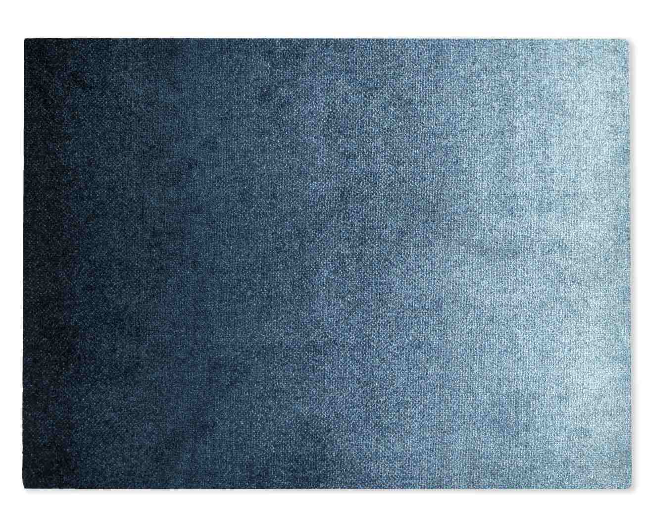 Dis Indoor / Outdoor Fußmatte Blau Heymat B 85 x T 115 cm