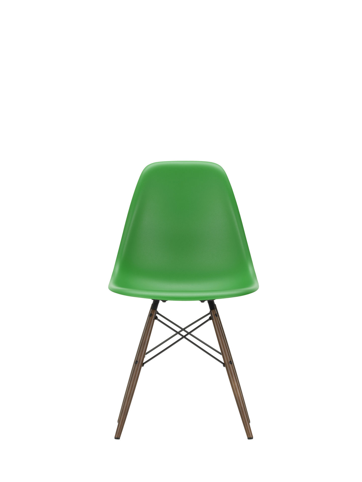 Eames Plastic Side Chair DSW Stuhl Vitra Ahorn schwarz-Tiefschwarz