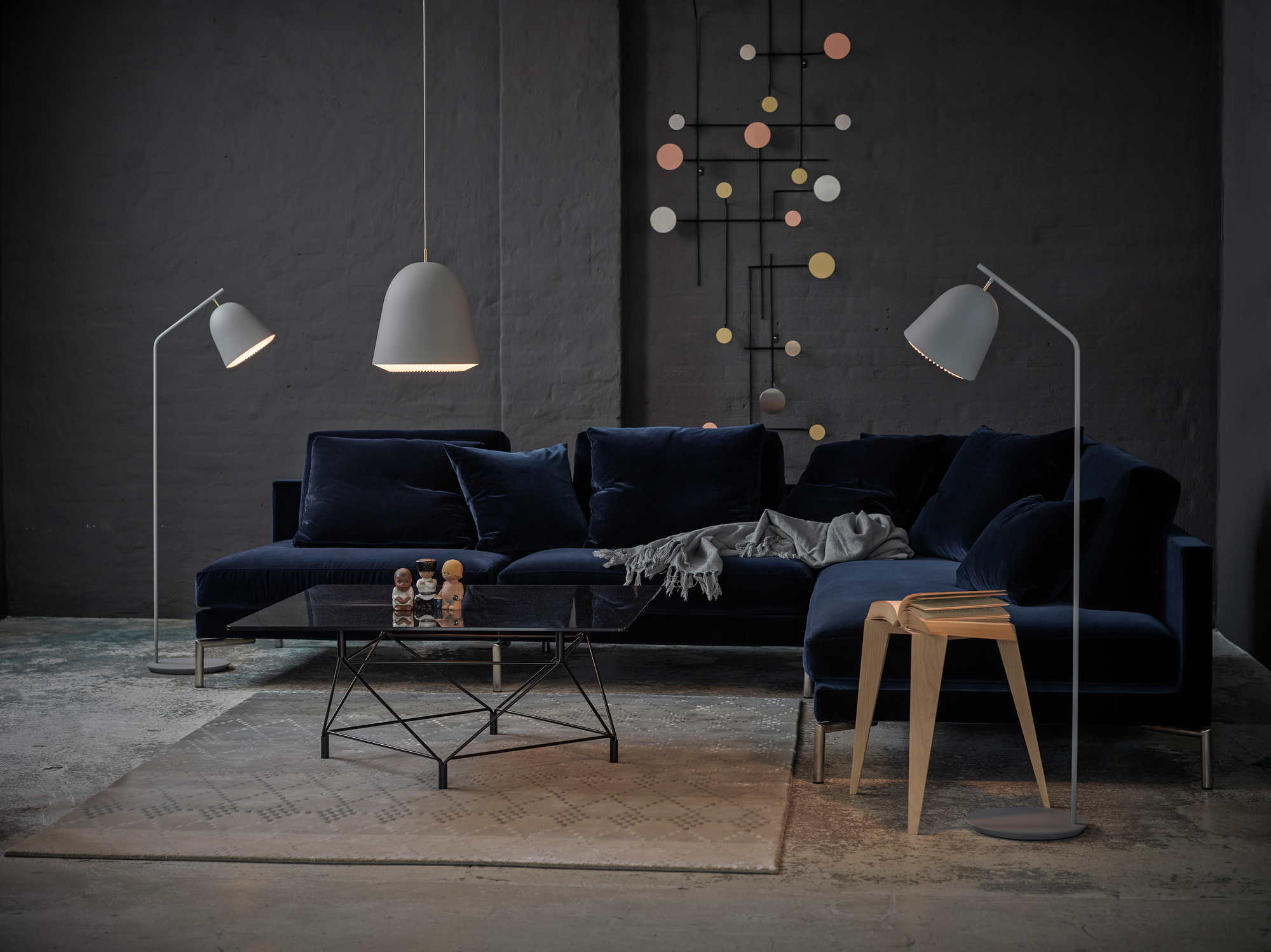 Cache Floor Stehleuchte Le Klint-schwarz