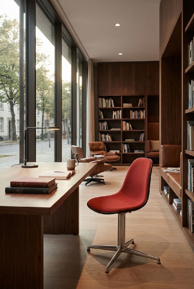 Eames Plasic Side Chair DSL RE Stuhl Vollgepolstert Vitra  