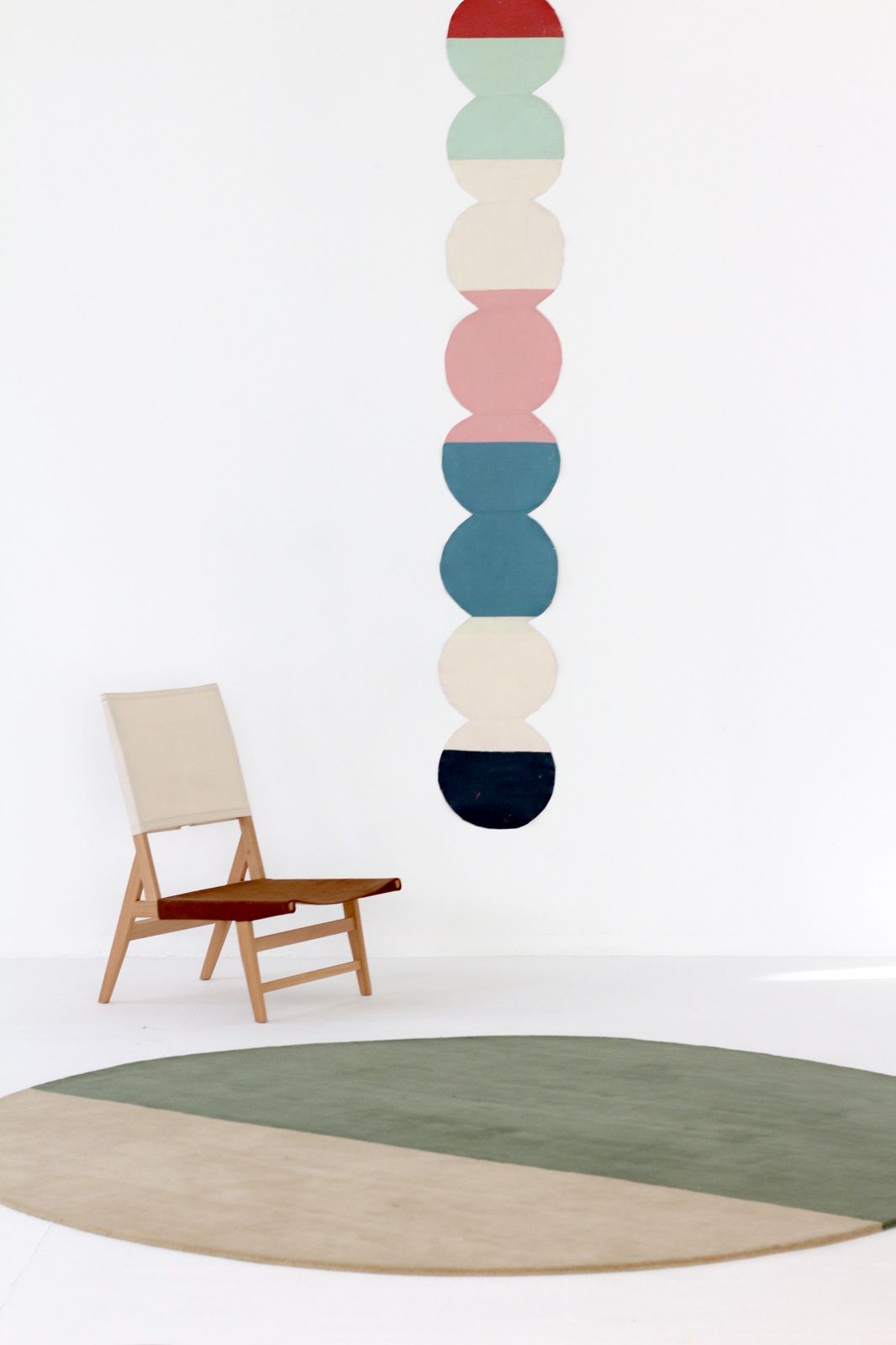 Pearls Teppich / Wollteppich Nanimarquina