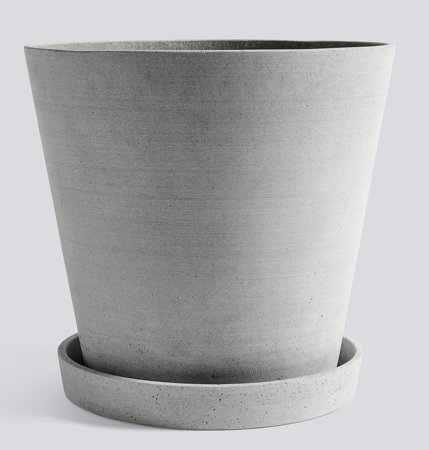 Flowerpot with Saucer XXXL Blumentopf mit Untersetzer Hay