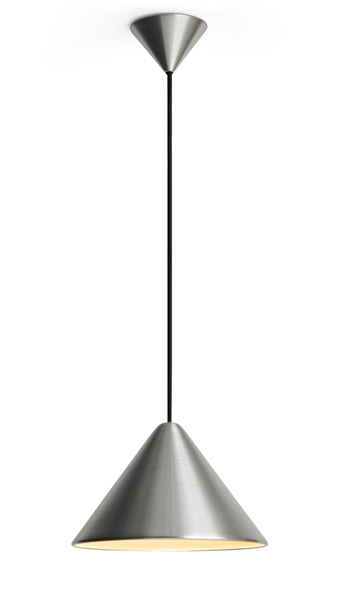 Compass Pendant 260 Pendelleuchte Aluminium brushed Hay