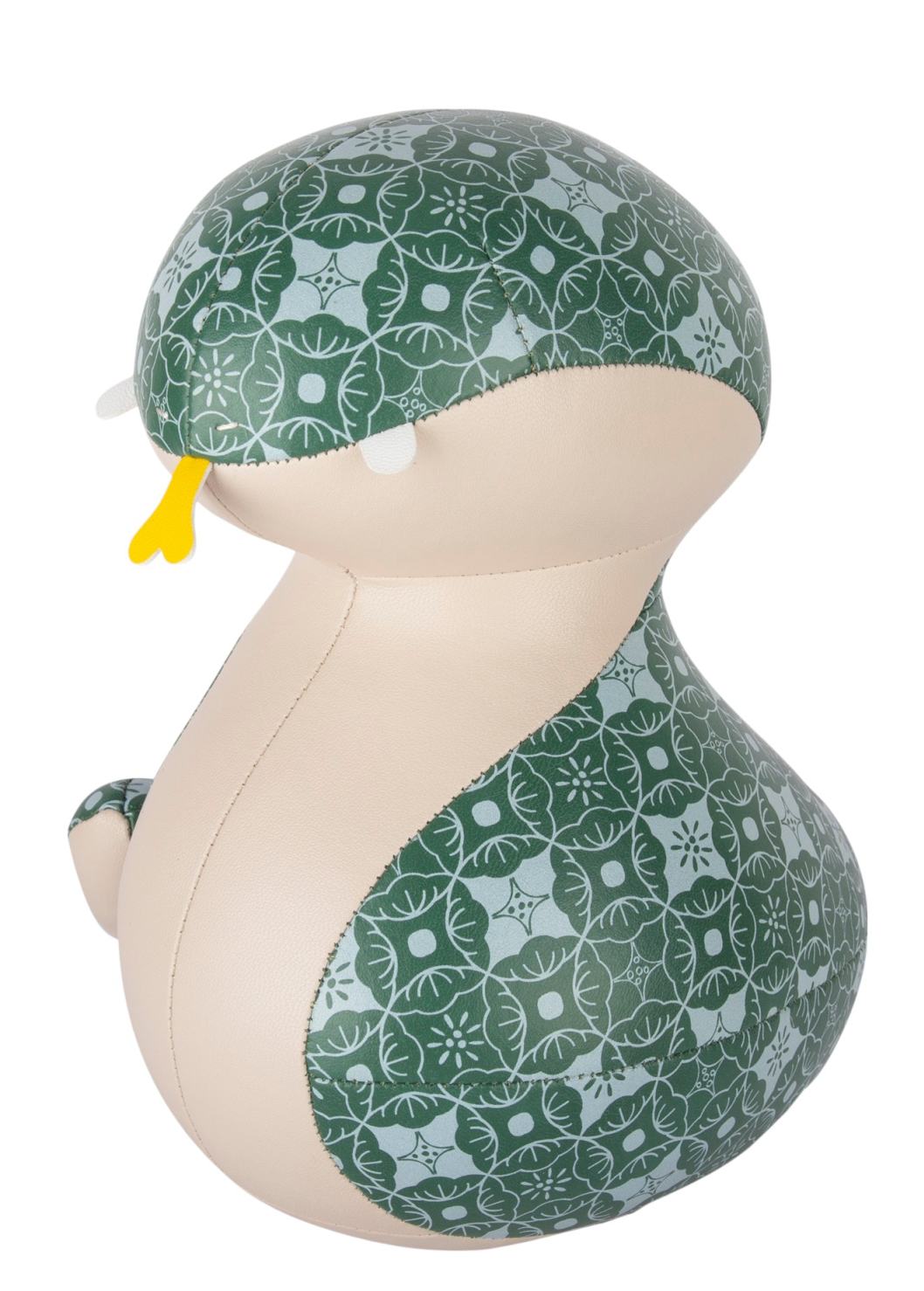 Buchstütze Snake Nick Grün (May Prosperity Blossom) / Weizen Züny