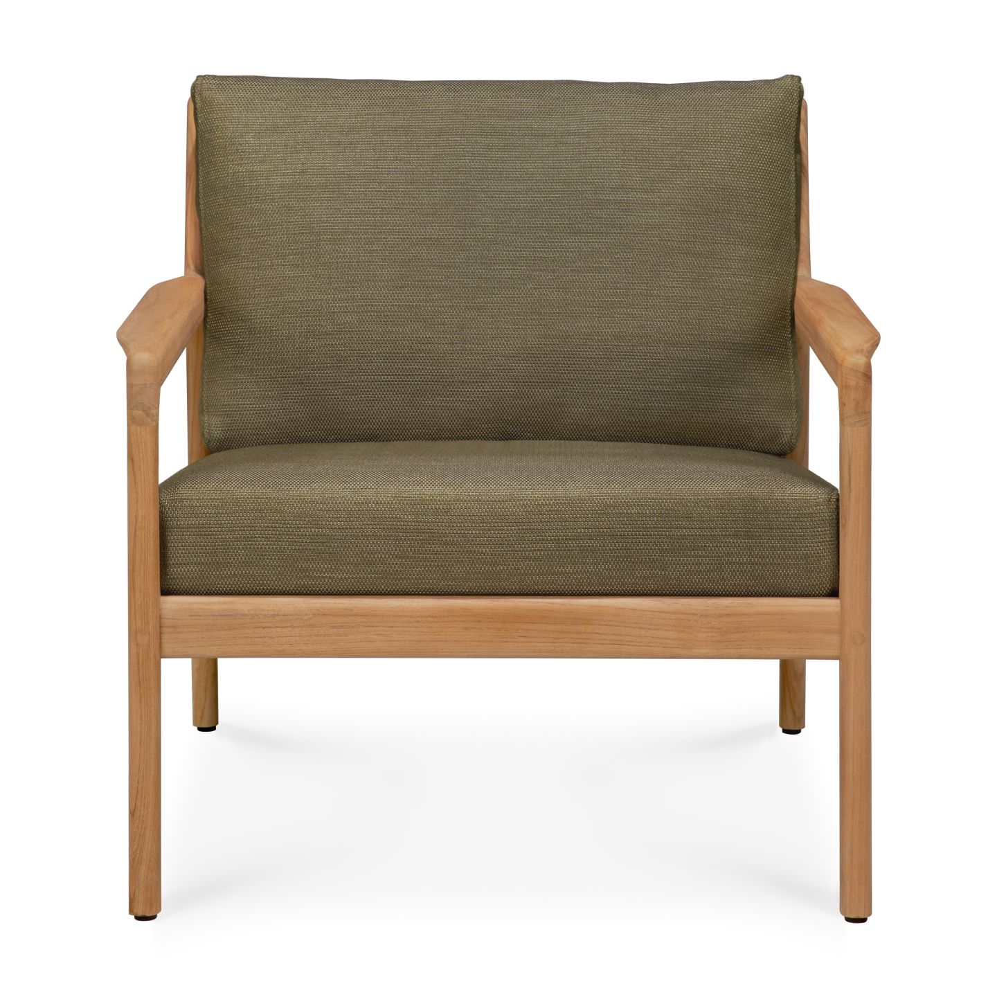 Jack Outdoor Loungesessel Teak grüner Stoff Ethnicraft