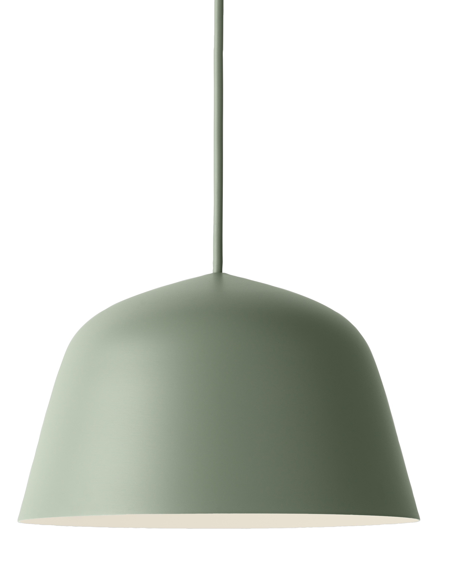 Ambit Pendelleuchte in Staubgrün von Muuto: Moderne Hängelampe für stilvolle Beleuchtung.
