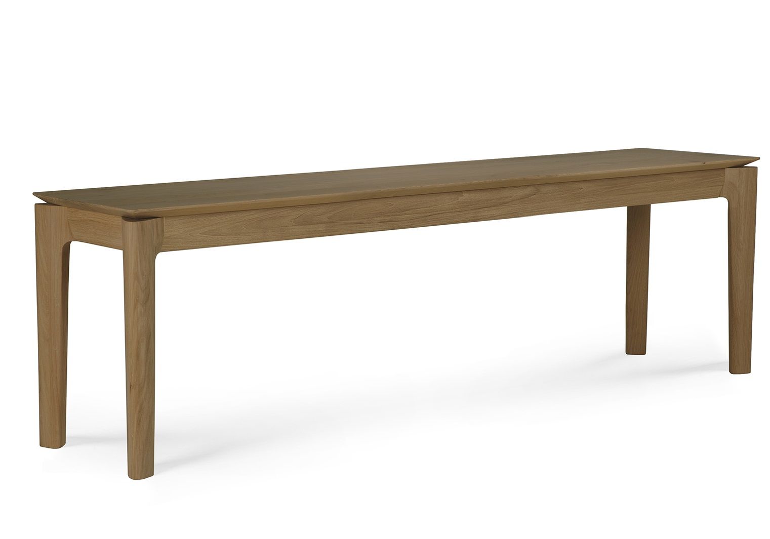 Bok Bank aus Teakholz von Ethnicraft, 166 cm breit. Moderne Holzbank für Esszimmer und Flur.