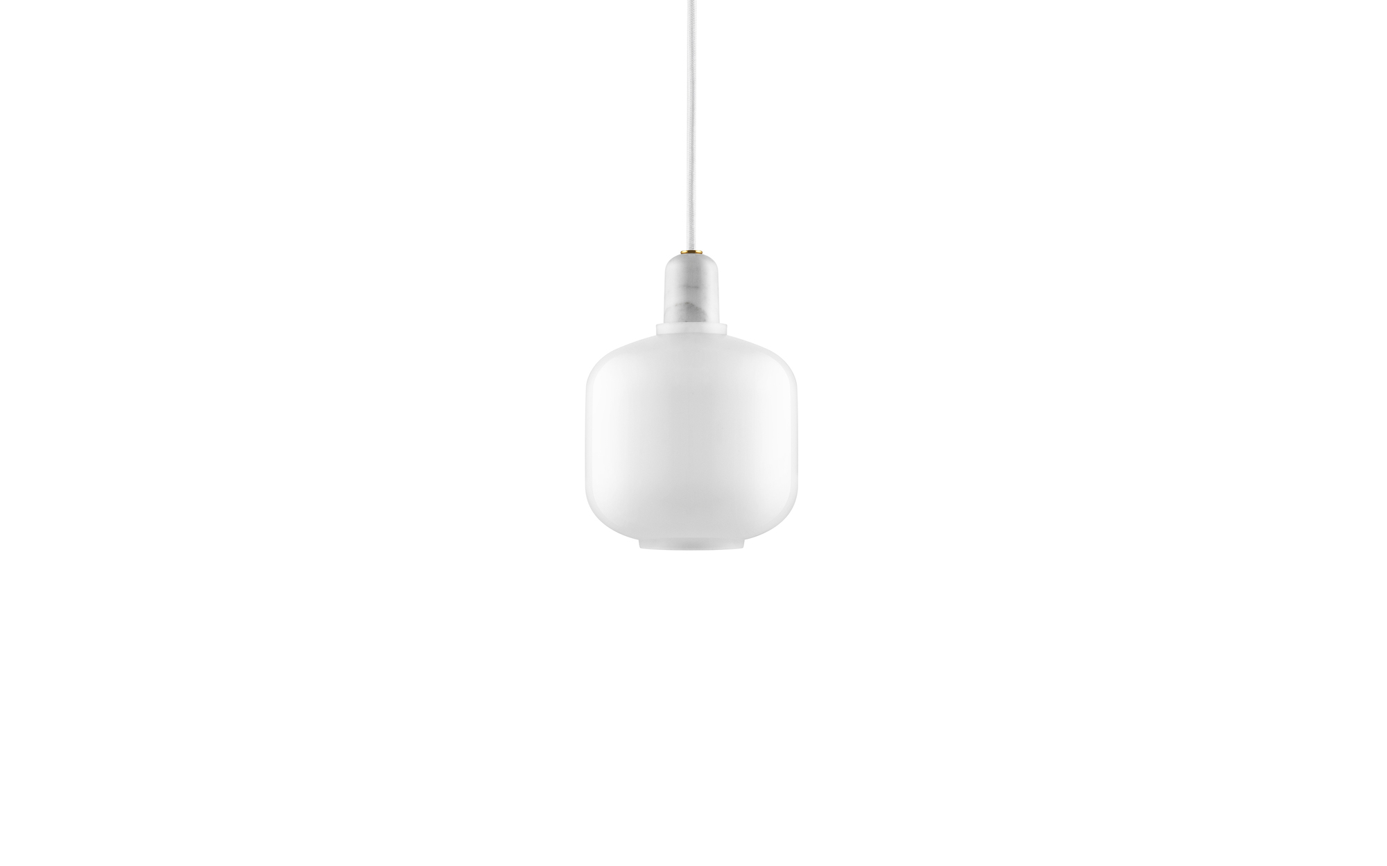 Amp Lamp Hängeleuchte Normann Copenhagen Weiß/Weiß Ø 14 cm