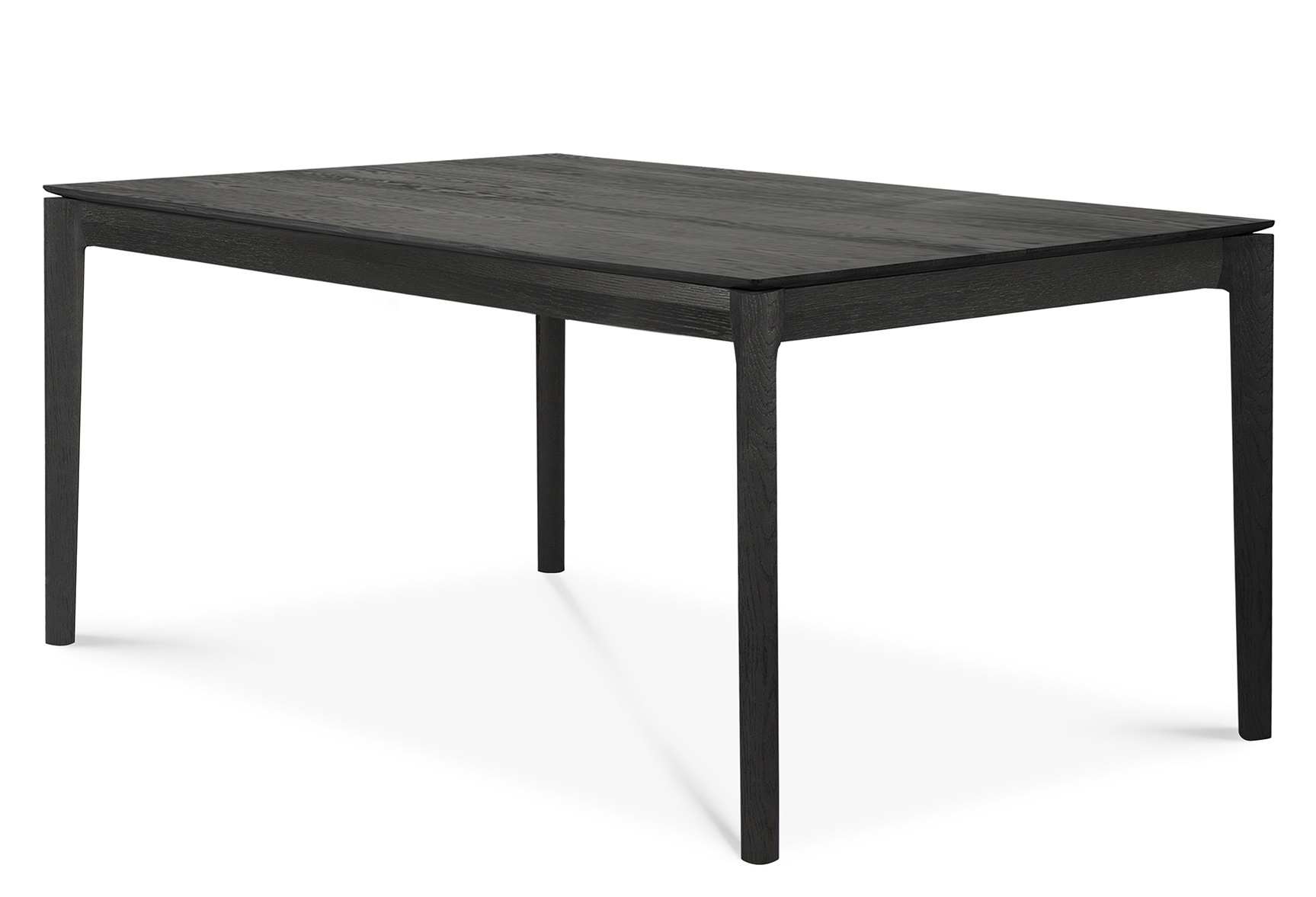 Rechteckiger Bok Esstisch aus schwarzem Eichenholz von Ethnicraft. Moderner Holztisch für Esszimmer und Küche.