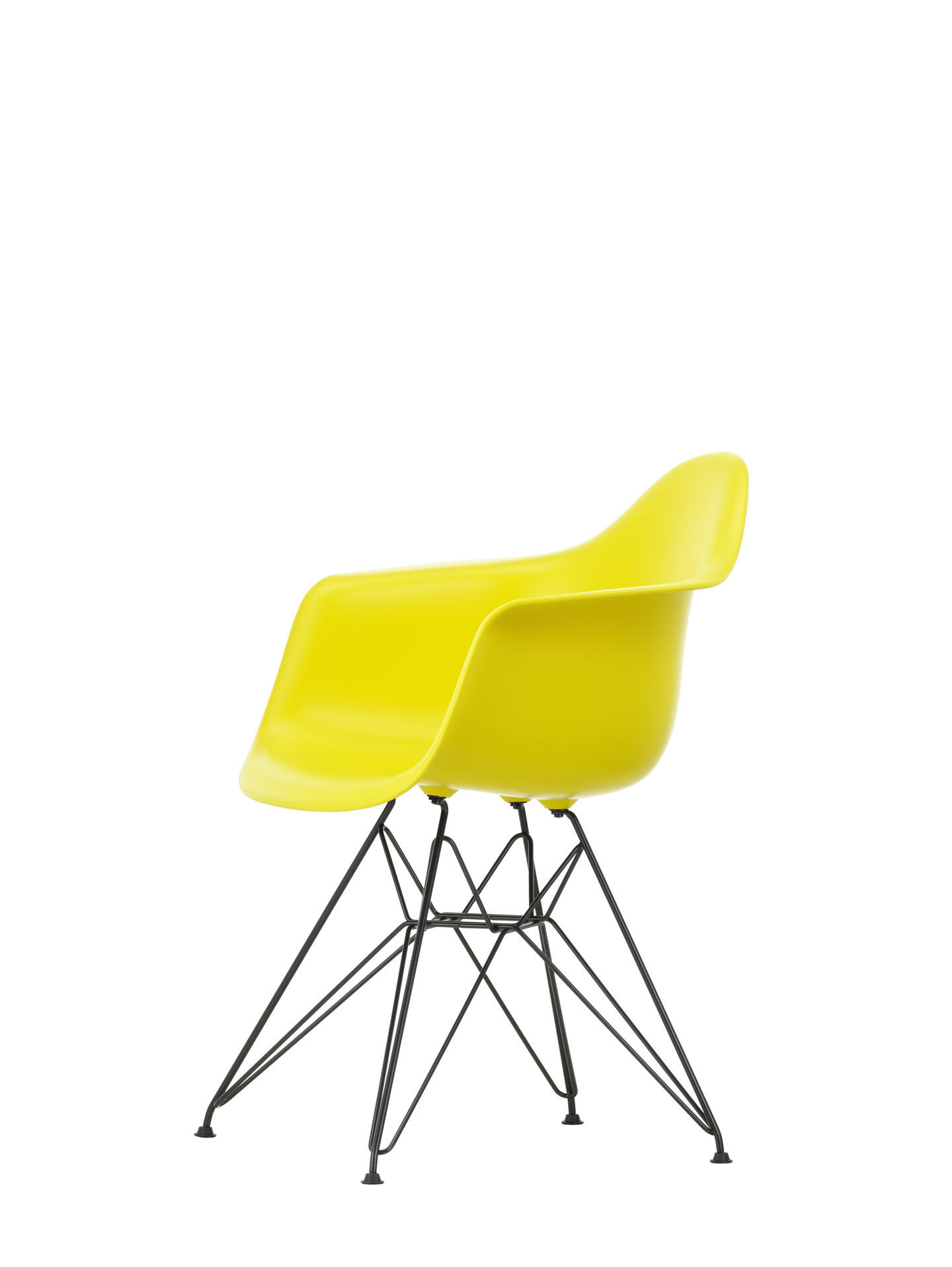 Eames Plastic Arm Chair DAR Stuhl Vitra Verchromt - Sunlight