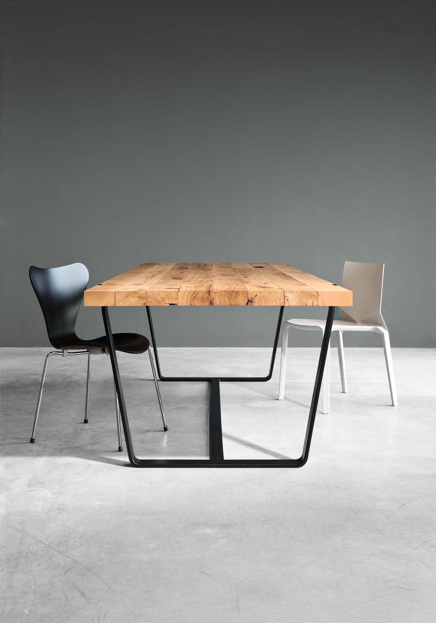 BB 11 Clamp Tisch Eiche roh/geölt Janua