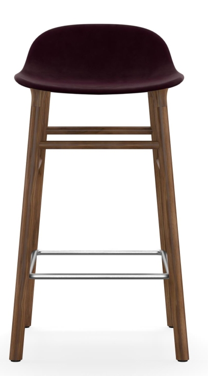 Form Barstool Barhocker H 75 cm Holz Gepolstert Normann Copenhagen