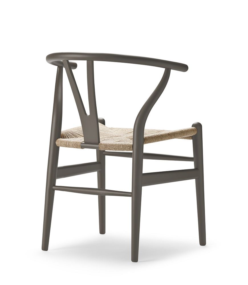 CH24 Wishbone Chair Stuhl von Carl Hansen & Søn in Slate mit Papierkordel.