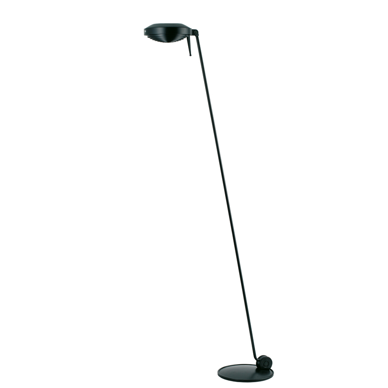 Schwarze Elle 1 LED Stehleuchte von Lumina, moderne Innenbeleuchtung für Wohnzimmer und Büro.