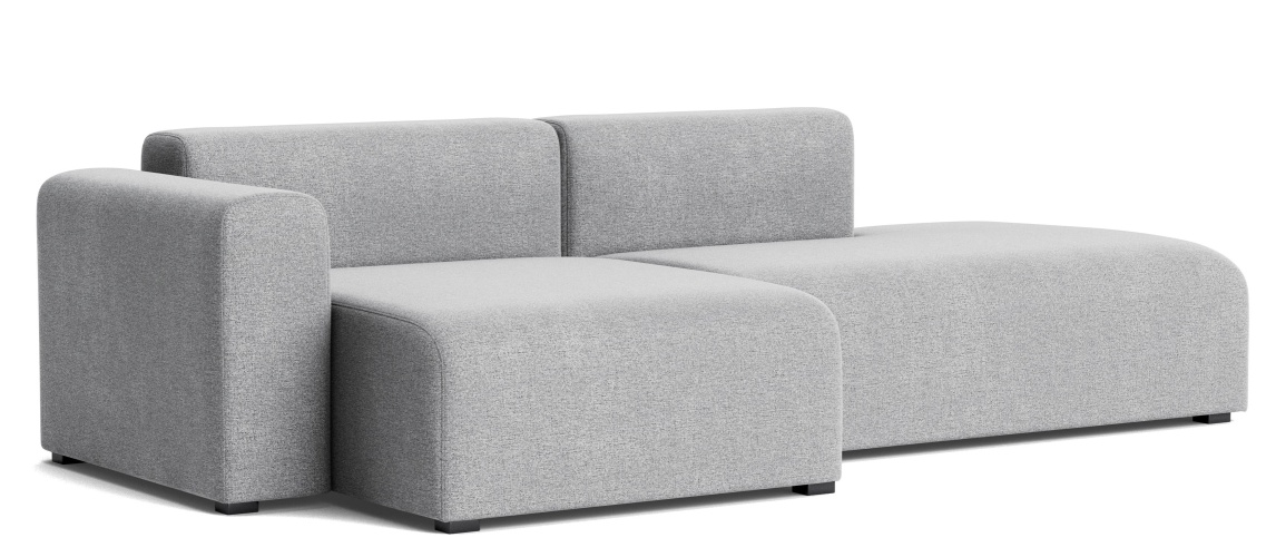 Mags Sofa 2,5-Sitzer Combination 3 low Armrest mit Armlehne links Hay Stoff Hallingdal 130