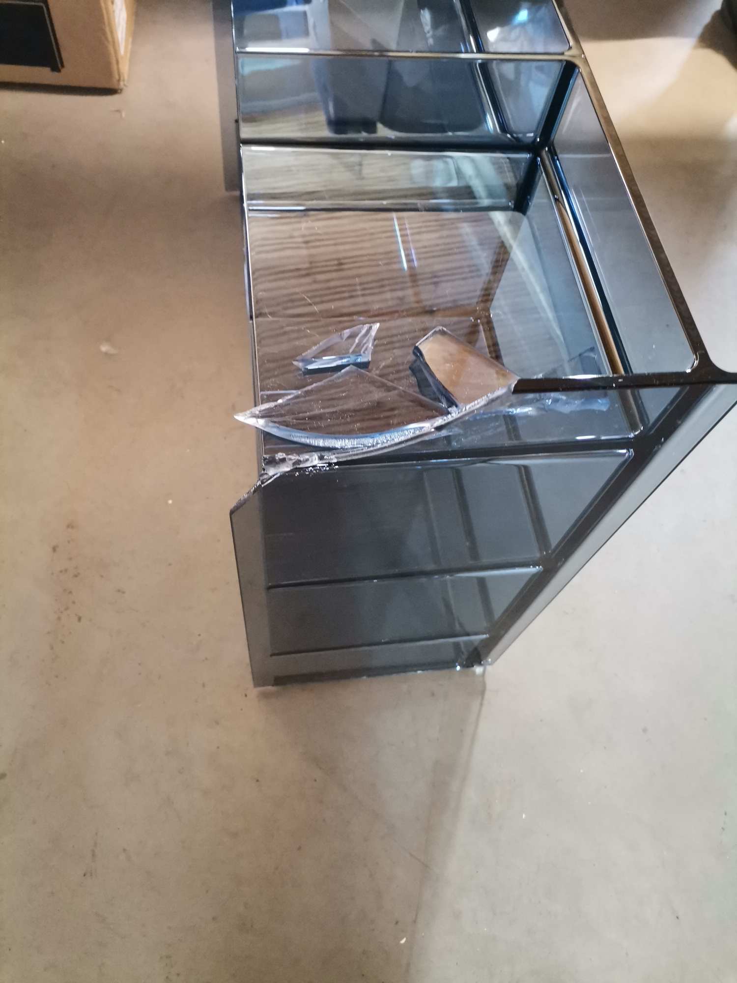 Sound-Rack Regalsystem DÄMMERUNGSBLAU Kartell MÄNGELEXEMPLAR