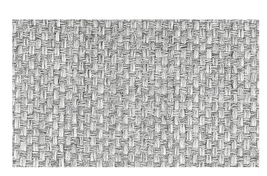 Nahaufnahme des grauen Stoffes vom Blomus Grow Outdoor Kissen 38x38 cm. Textur des Outdoor Kissens.