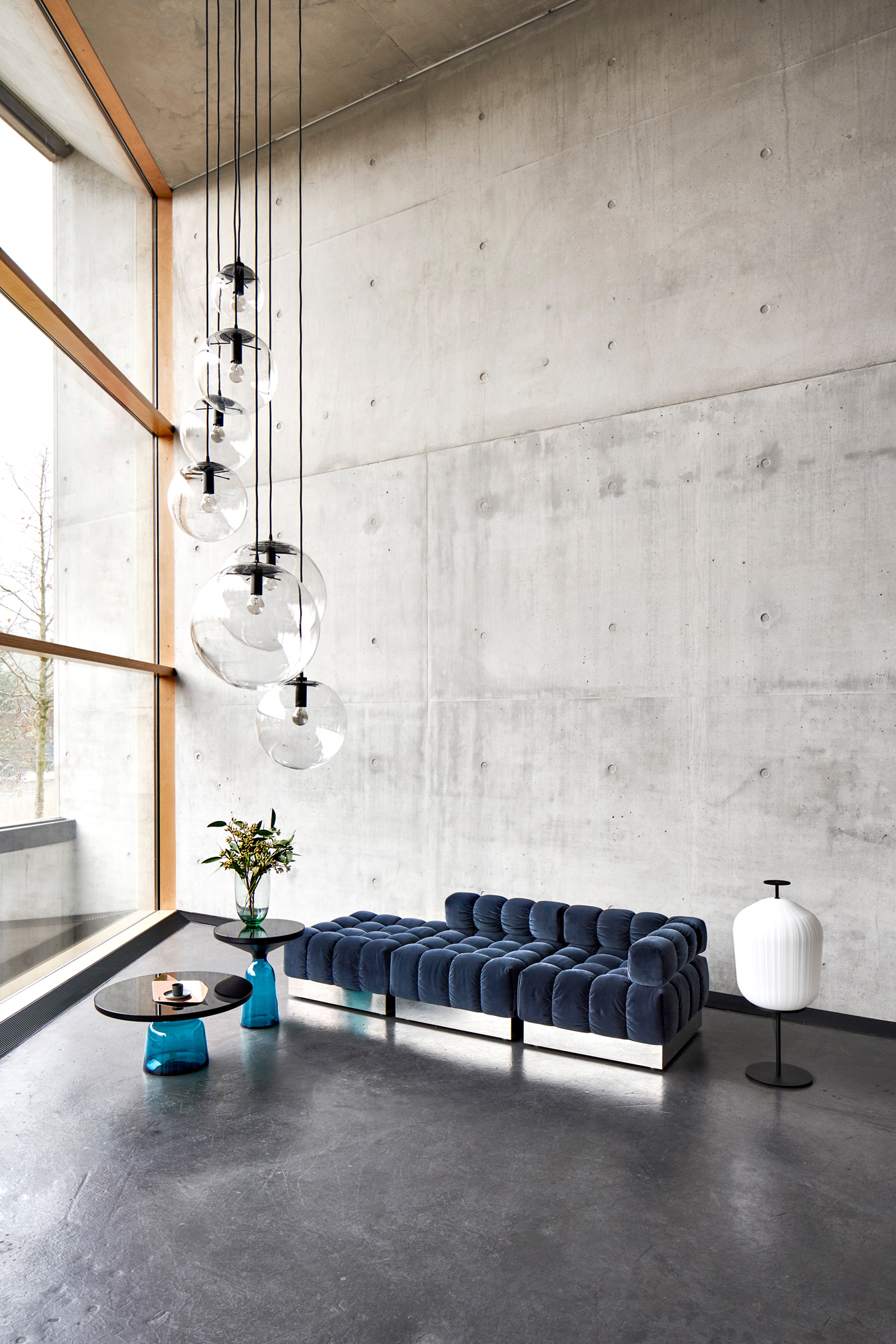 Plissée Floor Lamp Stehleuchte ClassiCon Bronze