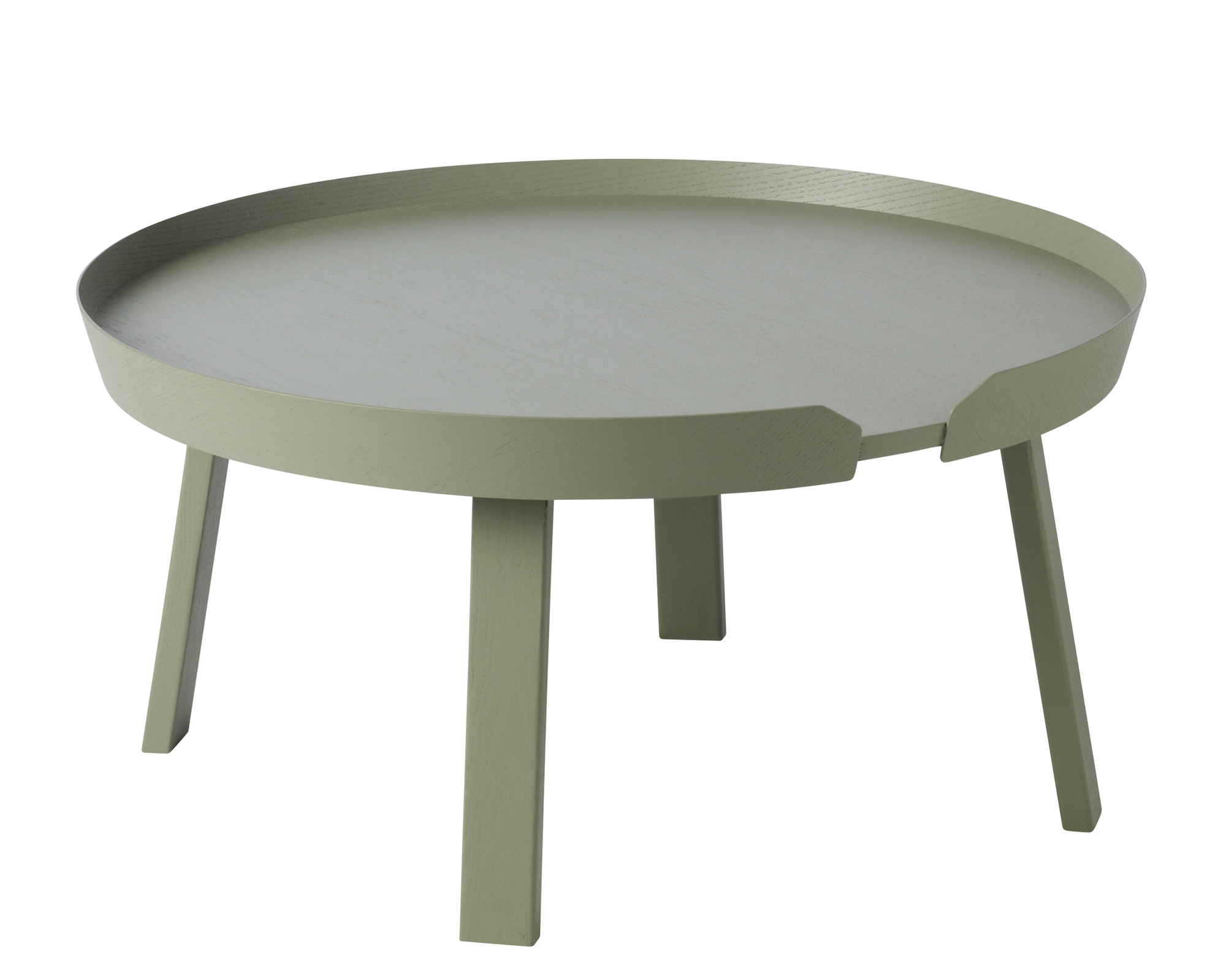 Around Coffee Table Large Couchtisch Eiche Muuto