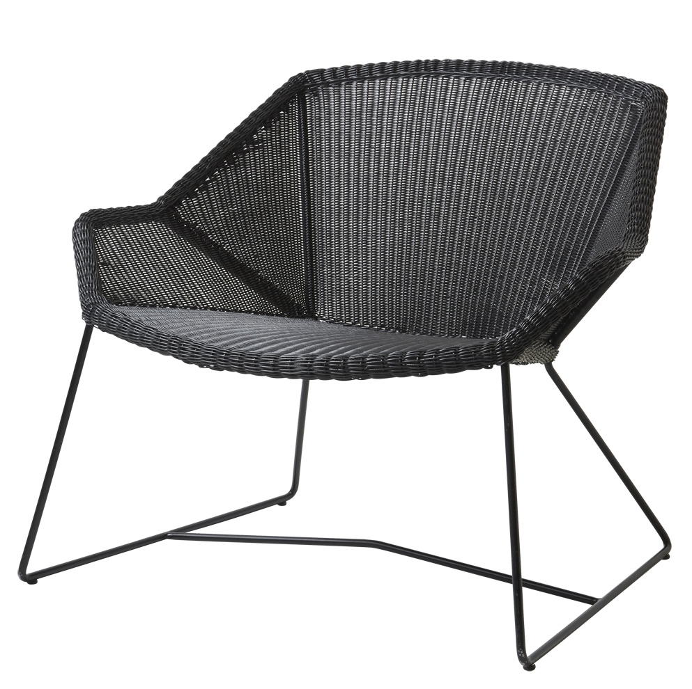 Breeze Outdoor Loungesessel schwarz Cane-Line