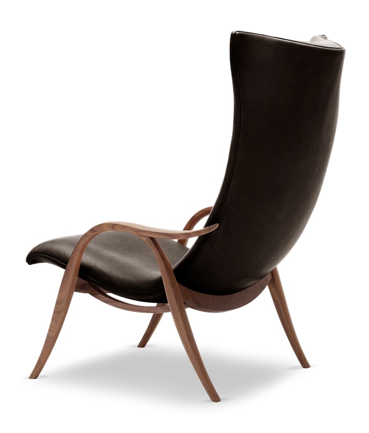 FH429 Signature Chair: Ledersessel von Carl Hansen & Søn, Walnuss geölt.