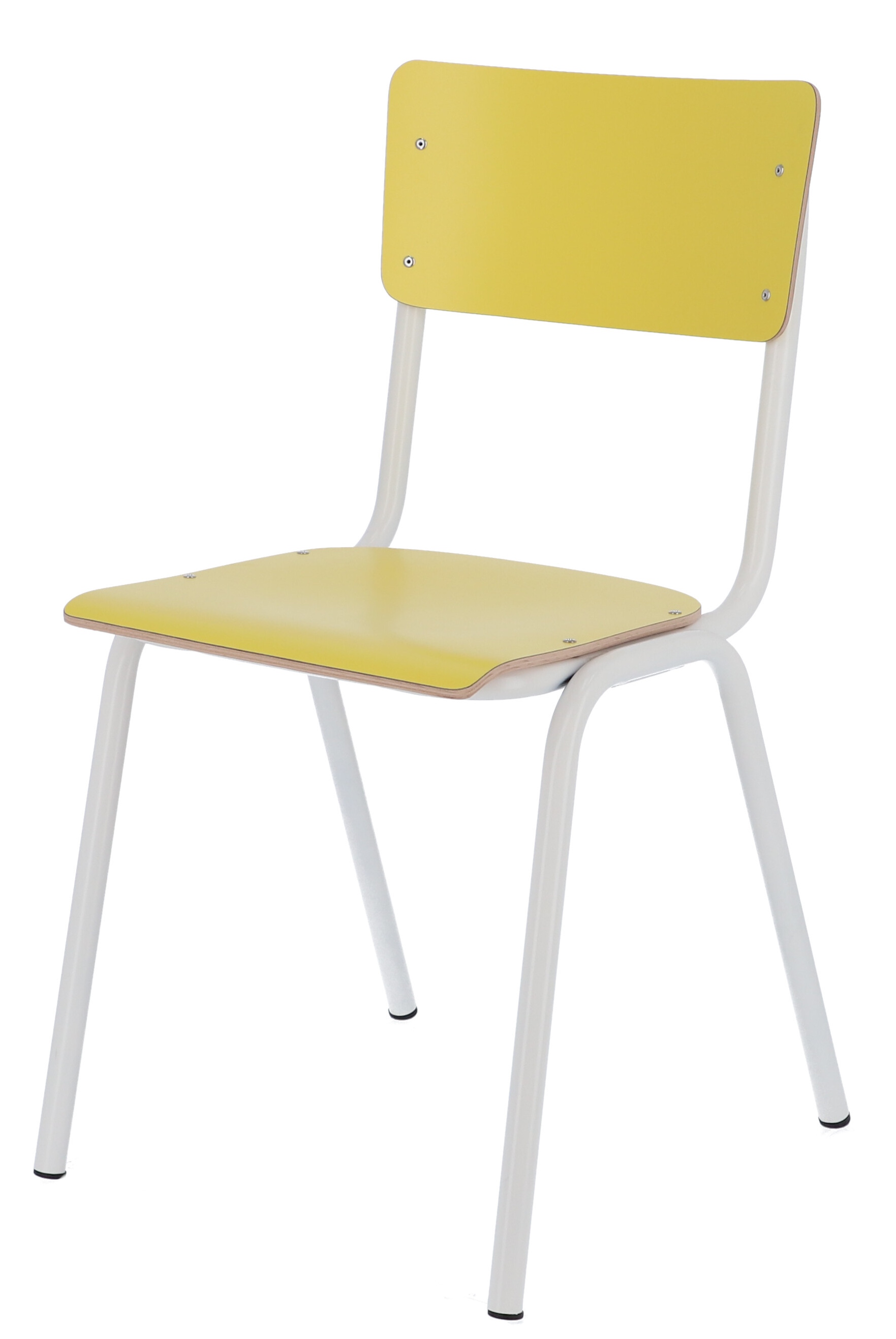 Zero Stuhl Jan Kurtz Weiß/Gelb