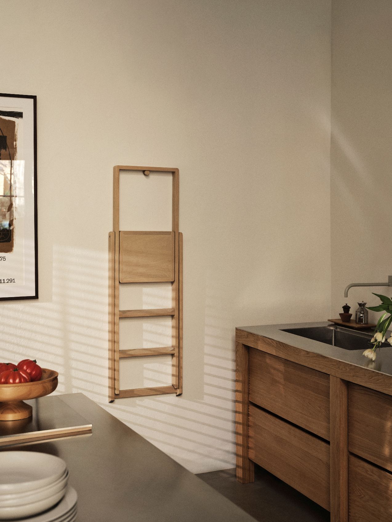 Step Trittleiter Design House Stockholm Weiss gebeizt