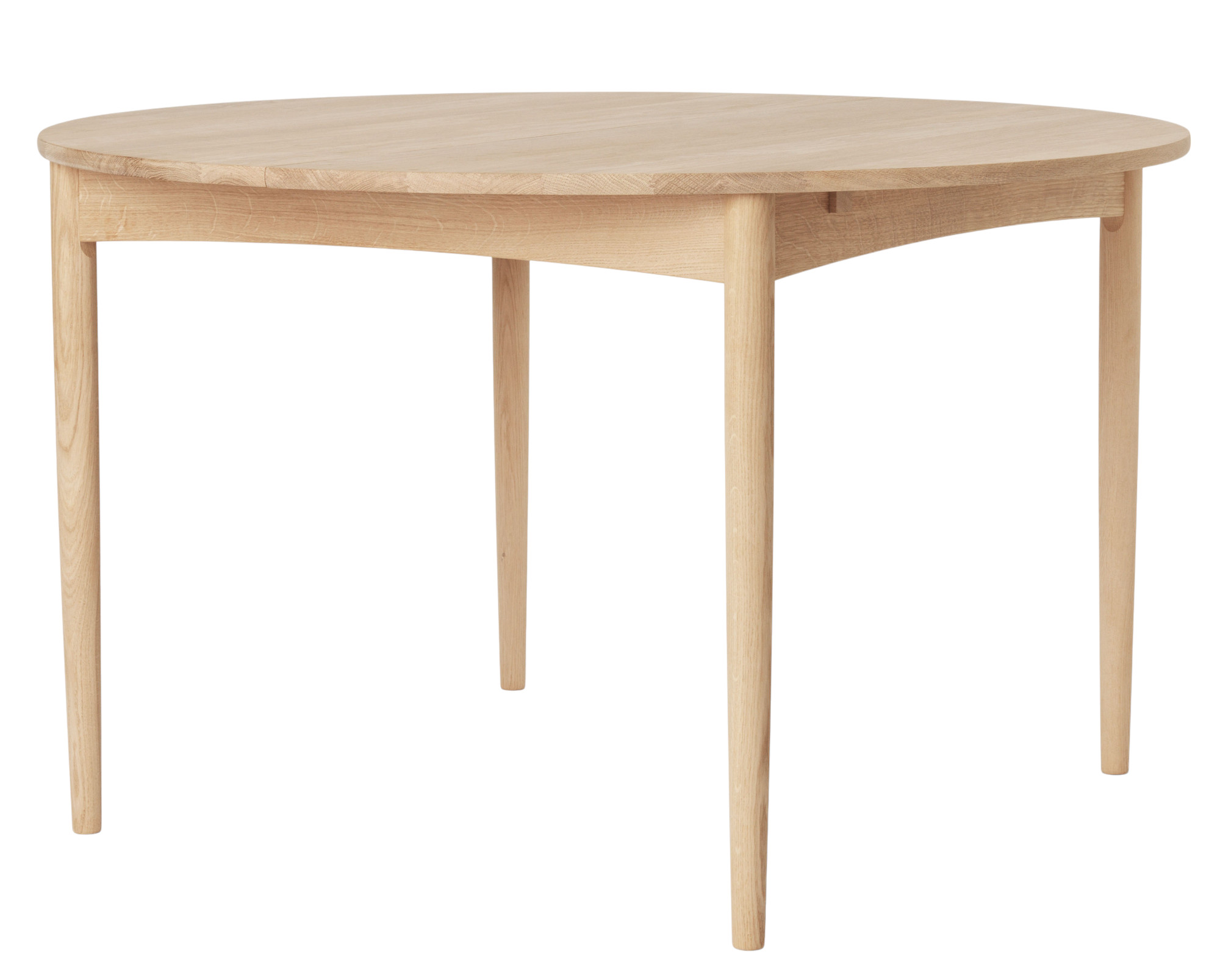 Runder BM0121 Borge Mogensen Esstisch von Carl Hansen & Søn aus Eiche geseift.