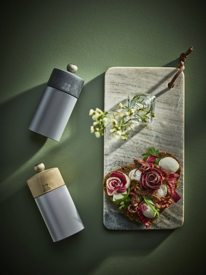 Line Salzmühle H 12 cm Aluminium / Natur Peugeot 