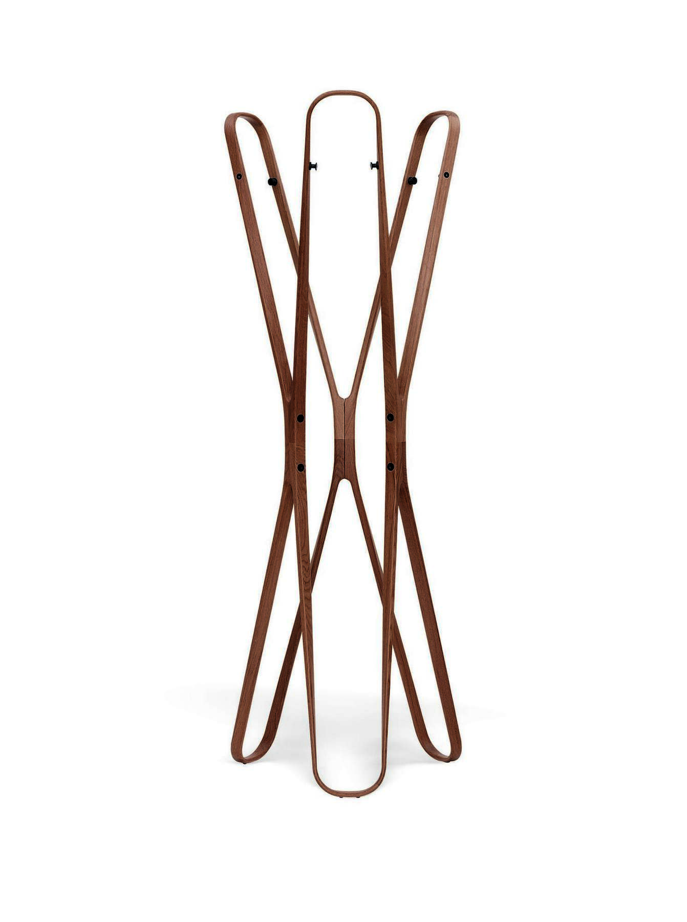 Saturn Garderobenständer aus Holz, moderner Design Kleiderständer für Flur und Eingangsbereich.