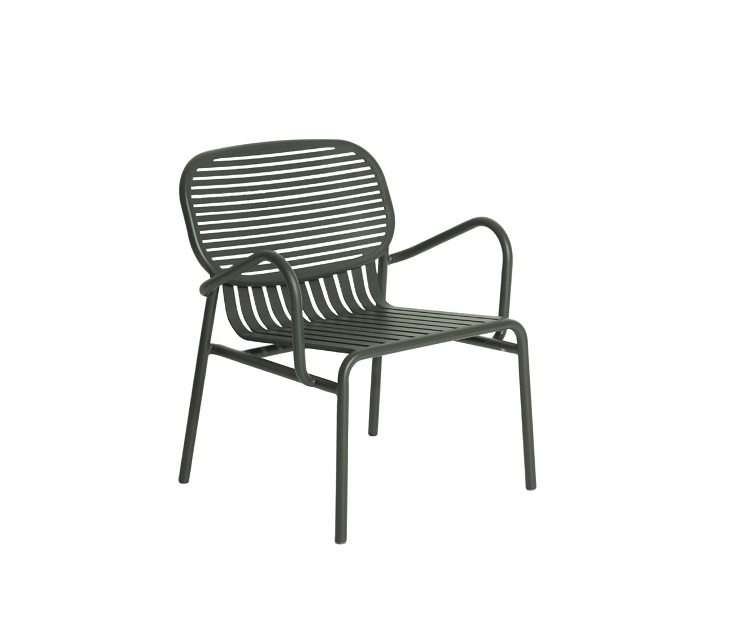 Week-End Garden Armchair Sessel Petite Friture in Glas grün, Gartenmöbel für den Außenbereich.